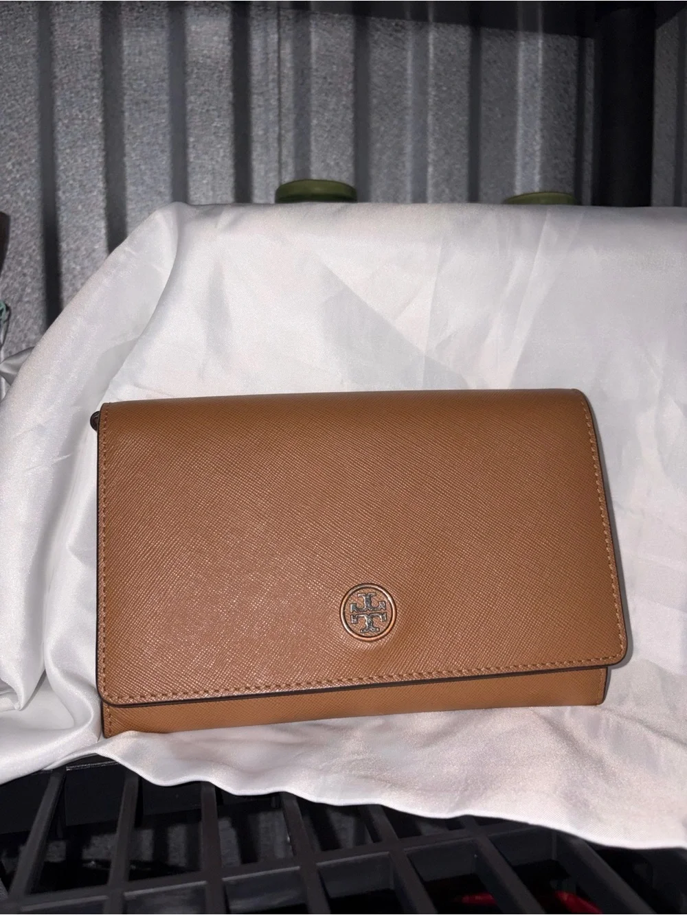 Tory Burch Tan Crossbody Wallet